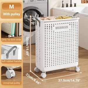 Specool® Foldable Laundry Basket Large Capacity Clothes Storage Shelves