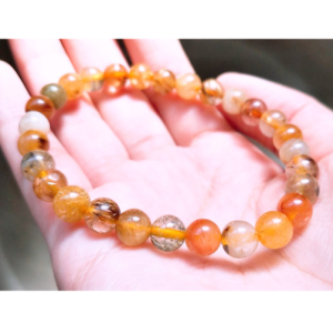 NATURAL Golden Rutilated Quartz 能量超强天然水晶手串 实货拍摄！ 招财聚财 改运 挡煞辟邪 增强勇气