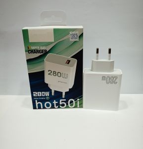 Batok Kepala Charger HP For INF HOT 50i Fast Charger 280W Support Fast Charging Batok Adapter