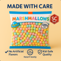 Mini Marshmallows 680g – Soft, Colorful Toppings for Ice Cream, Scramble Shakes, Cakes & Desserts | Fun, Vibrant Marshmallow Snacks by SC Home. 
