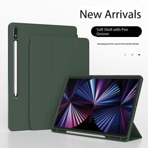 SMART CASING SAMSUNG TAB S9 FE / S9 11 INCH / S10 FE FLIP CASE TEMPAT PENCIL MAGNETIC COVER AUTO SLEEP