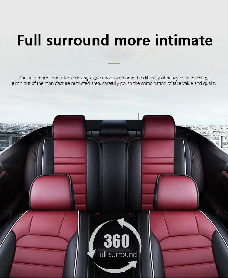 Fully enclosed Mazda Special 5-Seat Car Leather Seat Cover