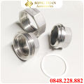 Rắc co ren Inox 304, khớp nối sống inox - Chất liệu Inox Siêu bền. 