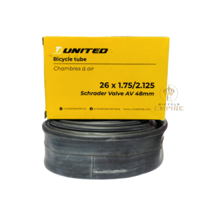 Ban Dalam Sepeda United 26 x 1.75-2.125 Pentil Besar Motor AV 48mm Schrader Valve Bicycle Empire