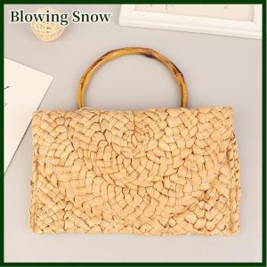 Blowing 1Pc Bamboo Purse Handle Frame Hanger DIY Bamboo O Bag Handle Bag Straps Replacement Bamboo Handles Handcraft Wooden Rings