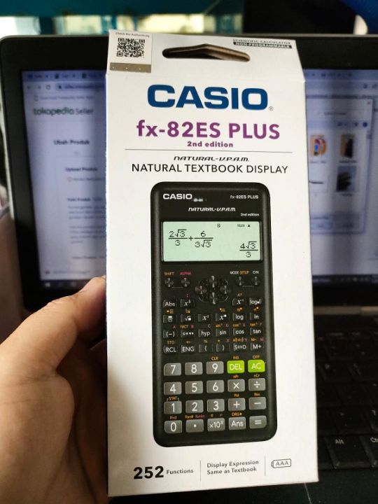 Model Casio Fx 82 A Kalkulator Casio Scientific Fx-82es Plus