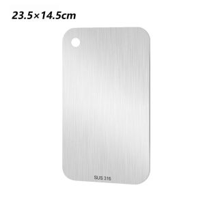 CHENJIE Stainless Steel Cutting Board Thickened Anti-mold Cutting Boards Mats Multifunctional Cut Vegetables Meat Chopping Board Kitchen