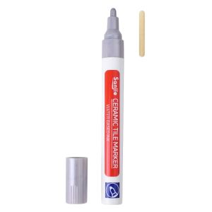 White Waterproof Tile Marker Grout Pen Wall Seam Pen for Bathroom Tiles Floor Beautify Seam Repair Tools