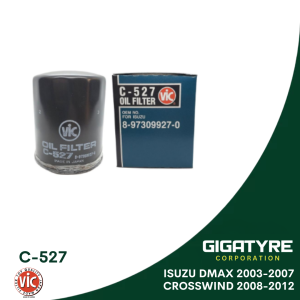 GIGATYRE - C-527 VIC Oil Filter – For Isuzu D-MAX Diesel Engines | High-Performance Filtration