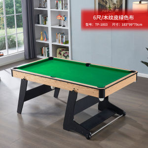 6ft Folding Pool Table 1.8m Adult Children Billiard Table Full Set Of Billiards Table Tennis