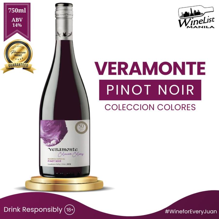 Veramonte Coleccion Colores Pinot Noir Casablanca Valley Chile Red