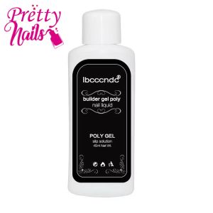 Builder gel poly น้ำยาจุ่มพู่กัน โพลี่เจล ibcccndc 45 ML.