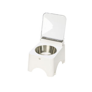 SKISOPGO Cat Food Bowl Automated Open Close Smart Feeder Anti-Ant Stainless Cat Bowl Guard Neck Non-Slip 智能猫碗