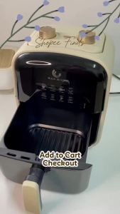 HAN RIVER Air Fryer Multi-functional Oil Free Non Stick Beige 4.2L
