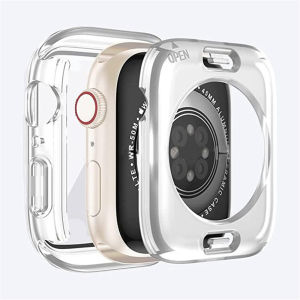 Waterproof Case for Apple Watch 40/41/42/44/45/46/49 mm with Tempered Glass Screen Protector 360 Full Coverage Protective Cover for Apple Watch Ultra 3/2 Series 11/10/9/8/7/SE/6/5/4