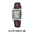 [1YR WARRANTY] CASIO WATCH ANALOG WOMEN'S LTP-V007L SERIES LTP-V007L-1B LTP-V007L-7B1 LTP-V007L-7B2 LTP-V007L-7E1. 