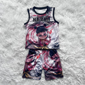 Kids top jersey terno  2-7yrsold NEZHA