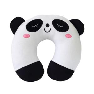 Lovely Panda Plush Neck Pillow Question Mark Designs Optional Comfortable Sleep for Home Office Or During Travel