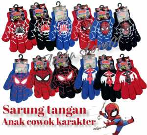 SARUNG TANGAN ANAK LAKI LAKI / SARUNG TANGAN ANAK FULL JARI / SARUNG TANGAN ANAK MOTIF KARAKTER