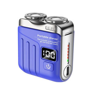 R-19 Electric Smart Shaver IPX7 Waterproof Household Portable Washable Display DigitalDouble Blade Charging Shaver