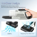Handheld Bed Vacuum Cleaner Machine with UV Light Washable HEPA Filter Anti-Mites Mattress Vacuum Cleaner for Deep Clean of Fur Hair Dust Bed Bugs on Sofa Couch Carpet and other Fabric. 