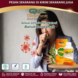 Obat Batuk Berdahak Radang Tenggorokan Tenggorokan Gatal Batuk Kering Sesak Nafas Karena Dahak Infeksi Amandel Atasi Dengan QNC Jelly Gamat