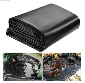 【Fast Shipping】0.35mm/0.55mm Thickness Black HDPE Fish Pool Pond Liner Membrane Gardens Pools Landscaping Geomembrane impermeable membrane reservoir / lotus pool / pond impermeable membrane waterproofing membrane aquaculture ponds dedicated