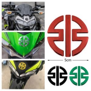 Tem kawasaki chữ Nổi Logo 3D Chất Liệu Mềm Mại [ 1 cặp ] bền màu