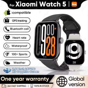 Xiaomi Watch 5 Global Version Men GPS Tracking Bluetooth Call Heart rate Waterproof Sport Fitness Smartwatchs Women 2025 New