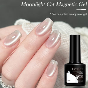 LILYCUTE Shiny Moonlight Cat Magnetic Eye gel Nail Purple Pink Shiny Semi permanent UV gel Immersion Shiny gel Polishing Agent