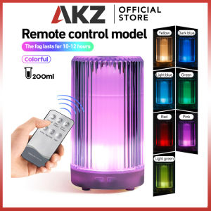 AKZ Humidifier Air Purifier 7 Colors LED Light Aromatherapy Oil Diffuser Office Home 200ML