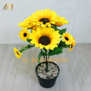 BUNGA MATAHARI ARTIFICIAL BM B8360 DEKORASI RUMAH BUNGA PLASTIK