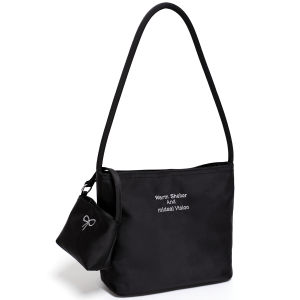Korean satin silk handbag for women 2026 Spring new candy-colored bucket bag silver bag
