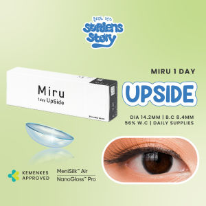 MENICON MIRU 1 Day UpSide 15 Pasang Softlens Bening Harian Minus Tinggi Jepang Original Soflens Setipis Tissue