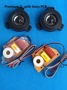 2PCS Original Holland Brand Soft Dome Tweeter with Metalized Polyester Capacitor Band Pass