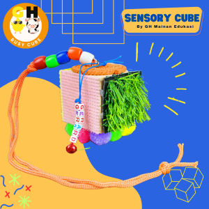 Mainan EdukasiSensory Cube Board Montessori Kubus Mainan Motorik byGHEduPlay