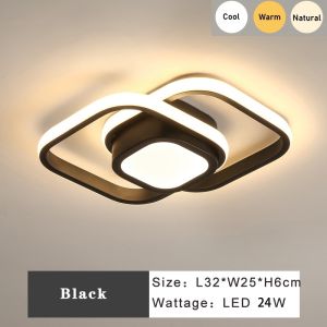 ⭐Garansi 12 bulan⭐Lampu Plafon Lampu Gantung Modern Lampu Plafon 3 Warna LED Ceiling Lamp Sederhana Modern Lorong