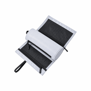 XHLXH Dry Wet Separation Travel Toiletry Bag Roll Up Design Large Capacity Travel Toiletries Storage Pouch Roll Up Mesh Pocket Cosmetic Pouch Travel