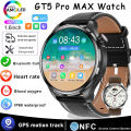2024 New For Huawei Smart Watch Men GT5 Pro Max AMOLED Screen GPS Sports Watch Tracker NFC Bluetooth Call Blood Sugar smartwatch For Android iOS. 