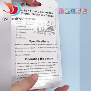 High Accuracy Digital Thickness Gauge Meter with Auto Shut Off Feature Perfect for Laboratory Research and Construction