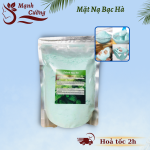 Mặt nạ dẻo bạc hà collagen 1000gr Mặt nạ bạc hà dịu da