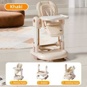 All-in-One Baby Chair Feeding Rocking & Walking Modes  Adjustable & Safe with Detachable Tray