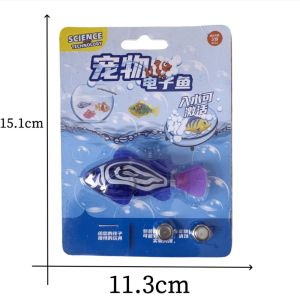 NOBLEE Inductive Glow Electric Simulation Fish Electric Swimming Fish Toy Multi-functional Electronic Pet Fish Kids