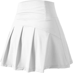 Sports Skirt Anti-Glare High Waist Yoga Short Skirt Slimming Quick-Drying Running Fitness Girls Tennis Badminton Skirt Pants