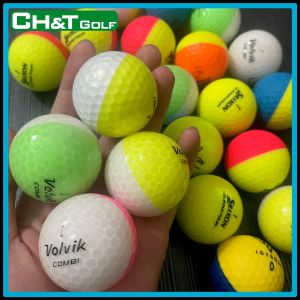 Bóng golf màu 2 nửa Vokvik Srixon... ít xước sáng đẹp bóng golf chính hãng chất lượng