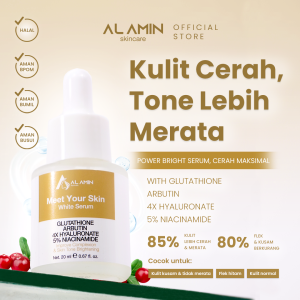 Alamin Skincare SWS Skin White Serum Untuk Flek/Melasma Kusam Warna Kulit Tidak Merata Mencerahkan Meratakan Menyamarkan Noda Hitam BPOM