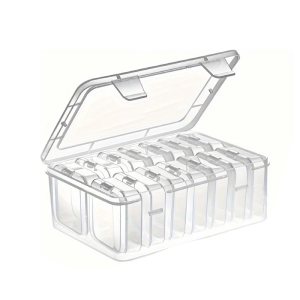 15 Pieces Storage Solution With 1 Large And 14 Small Boxes Designs for Beads Pills And Other Small Objects