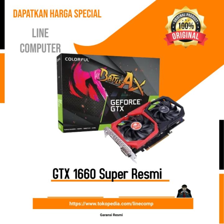 VGA Colorful Geforce GTX 1660 Super NB 6G-V 6GB GB GDDR6