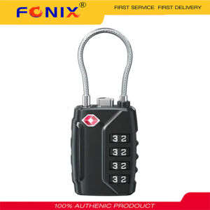 FONIX TSA Approved Luggage Locks 4 Digit Combination Cable Luggage Locks TSA Travel Lock Travel Combination Padlocks for Backpacks Suitcases Handbag Locker
