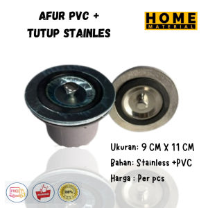 Afur PVC Bak Cuci Piring / Afur BCP PVC / Afur Sink Plastik Afur pvc + tutup Stainles